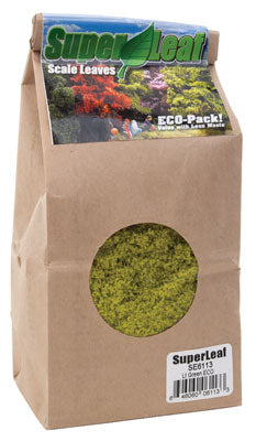 Scenic Express 653-6113 Light Green SuperLeaf Flake - 24 oz. Eco-Pak