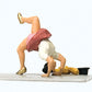 Preiser 29108 HO Performance Artist Going into Head Stand Figure