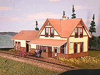 American Model Builders 803 Laser Art Dolores Depot HO Scale Kit
