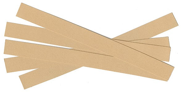 Northeastern Scale Lumber 40100 HO 3/4'' x 8'' Corrugated Roof Paper (Pack of 5)