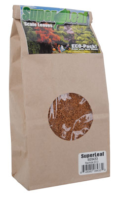 Scenic Express 653-6433 Rawhide SuperLeaf Leaf Flake  - 24 oz. Eco-Pak