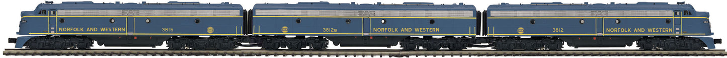 MTH 20-20400-1 N&W E-8 ABA Diesel Engine Set #3812/3815/3812B w/PS3