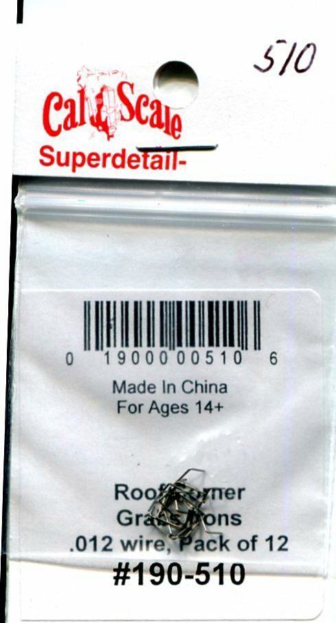 Cal Scale 190-510 HO Grab Irons (.012