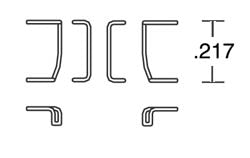 Cal Scale 190-533 HO Grab Irons for RS Diesels End Drop Style (8)