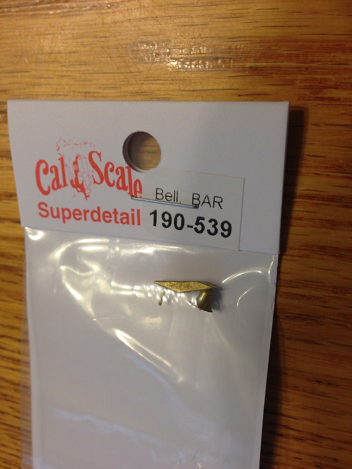 Cal Scale 190-539 HO Bangor & Aroostook Bell & Bracket 1 Piece Brass Casting