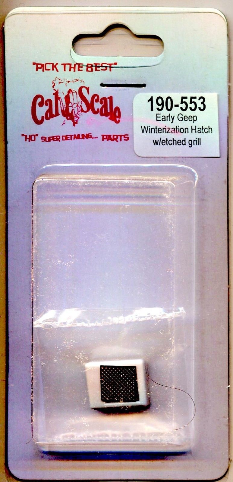 Cal Scale 190-553 HO Early F & GP Units EMD Plastic Winterization Hatch