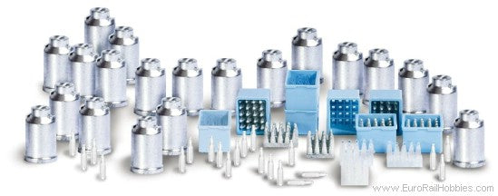 Busch 1145 HO Scale Milk Churns And Cases Kit