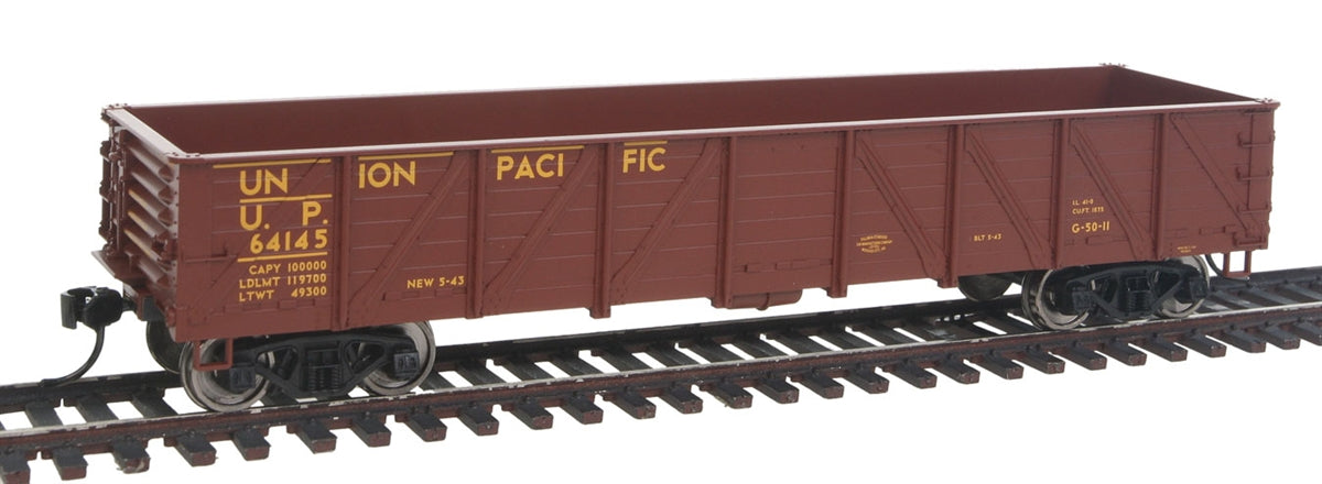 Walthers 910-5673 HO Scale Union Pacific 40' 50 Ton Drop Bottom Gondola