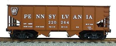 Accurail 2544 HO Scale USRA 55 Ton Coal Hopper Pennsylvania Railroad Plastic Kit