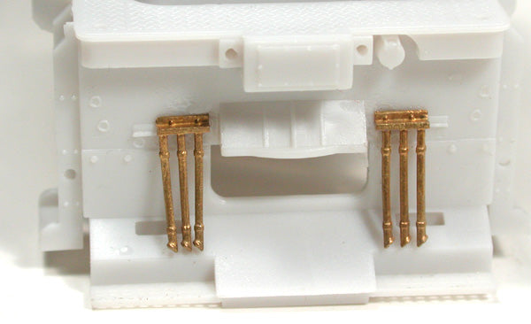 Cal Scale 190-575 HO MU Hoses Unpainted Brass Casting 3-Hose Cluster