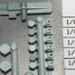 Detail Associates 1025 HO Scale High Type Ditch Light W/MU Stand SP MK Rebuils