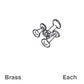 Details West 186 HO Scale Nathan Type M3 Three-Chime Air Horn Brass Part