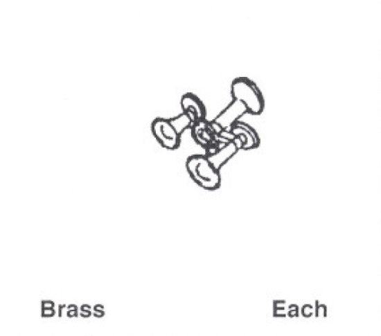 Details West 186 HO Scale Nathan Type M3 Three-Chime Air Horn Brass Part