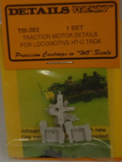 Details West 362 HO Scale Traction Motor Details For Locomotive HT-C Trucks