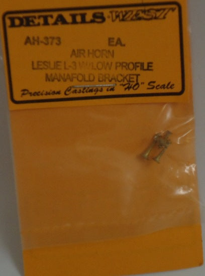 Details West 373 HO Scale Leslie L-3 w/ Low Profile Manafold Bracket Air Horn