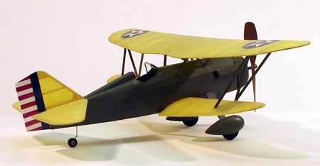 Dumas 219 17-1/2" Wingspan Curtiss Hawk Rubber Pwd Aircraft Kit