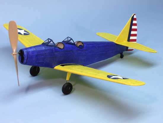 Dumas 224 17-1/2" Wingspan Fairchild PT-19 Rubber Pwd Aircraft Kit