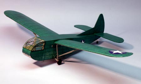 Dumas 321 30" Wingspan Waco CG-4A Aircraft Kit