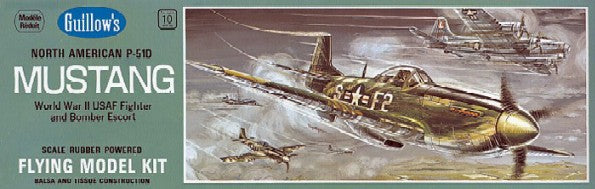 Guillows 905 1:25 North American P-51D Mustang Balsa Aircraft Plane Model Kit