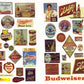 JL Innovative Design 263 HO Vintage Alcohol and Beer Signs 1940-1950(Pack of 44)