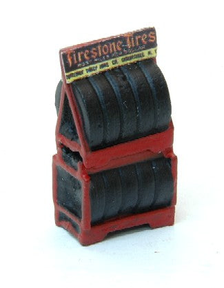JL Innovative Design 432 HO Scale 2-Tier Auto Tire Rack Colors May Vary