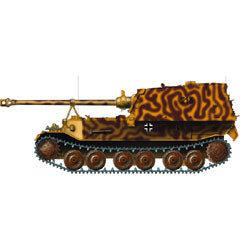 Easy Models 36225 1:72 Assembled Ferdinand 653rd Kursk Panzerjager Tank