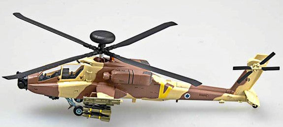 Easy s 37032 1:72 Assembled Israel Ramon AH-64D Longbow Apache Helicopter Kit