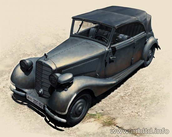 Master Box Models 35100 1:35 GermanCar, Type 170 V Tourenwagen Vehicle Kit