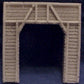 Pre-Size 202 N Scale Double Timber Tunnel Portal