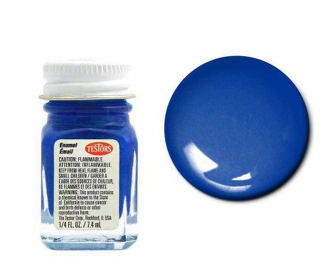 Testors 1107TT Turquoise Gloss Enamel Paint - 1/4 oz. Bottle
