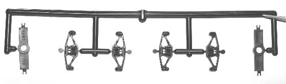 Tichy 3009 HO One-Piece Roller Bearing Freight Car Trucks
