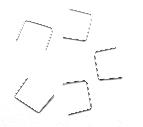 Tichy 3054 HO Curved Caboose Formed Wire Grab Irons (Pack of 25)