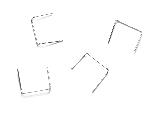 Tichy 3058 HO 7/8 Pattern Box Car Ends