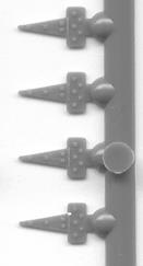 Tichy 3068 HO Strap Hinges (Pack of 48)