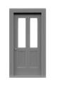 Tichy 8051 HO 72" x 102" 12 Pane Masonry Window (Pack of 12)
