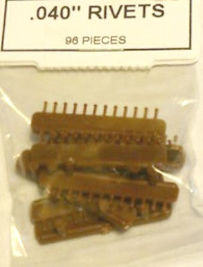 Tichy 8076 HO 0.05 Diameter Rivet Heads (Pack of 96)
