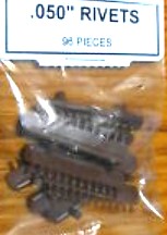 Tichy 8077 HO 0.06 Diameter Rivet Heads (Pack of 96)