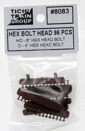 Tichy 8084 HO Hex Bolt/Washer (96)