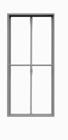 Tichy 8116 HO Residential Door And Frame With Transom (Pack of 3)