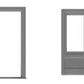 Tichy 8193 HO Industrial 1/2 x 3" Strap Railing (Pack of 6)
