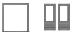 Tichy 8193 HO Industrial 1/2 x 3" Strap Railing (Pack of 6)