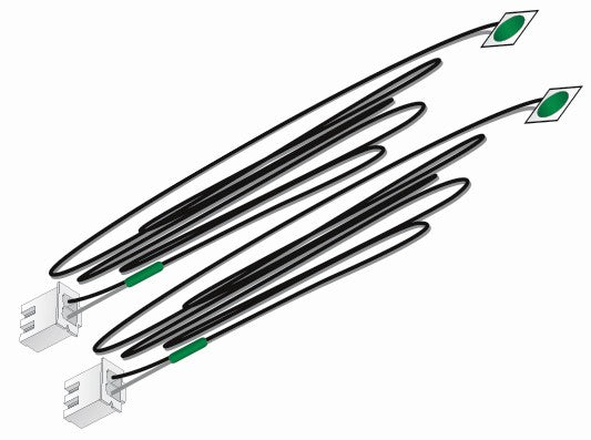 Woodland Scenics JP5738 Just Plug Blue LED Stick-On Lights (Pack of 2)