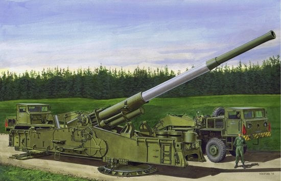 Dragon 7484 1:72 M65 Atomic Annie Gun, Heavy Motorized 280mm Artillery Kit