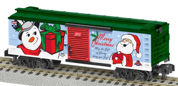 American Flyer 6-48882 S 2015 Christmas Boxcar NIB