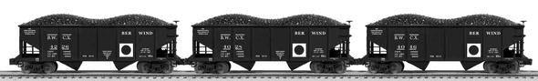 Lionel 6-81793 O Berwind GLa 50t 2-Bay Hopper 3pk