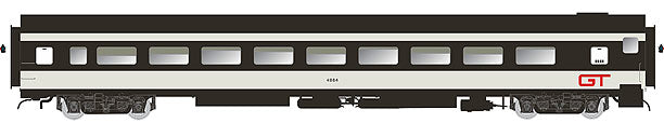 Rapido Trains 100309 HO Grand Trunk Western CC&F Lightweight Coach #4888