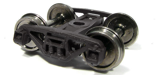 Rapido Trains 102061 HO Barber S-2 70-Ton Freight Trucks with Roller Bearing