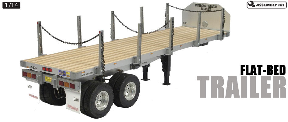 Tamiya 56306 1:14 Semi Flatbed Trailer Kit