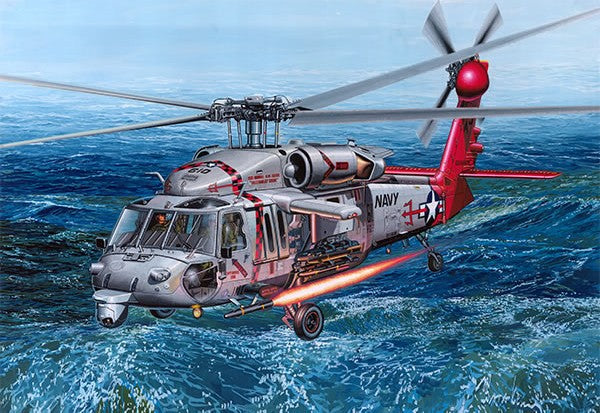 Academy 12120 1:35 Sikorsky MH-60S HSC9 Tridents Military Helicopter Kit