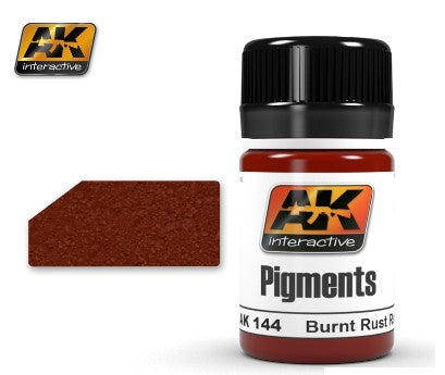 AK Interactive 144 Burnt Rust Red Pigment 35ml Bottle